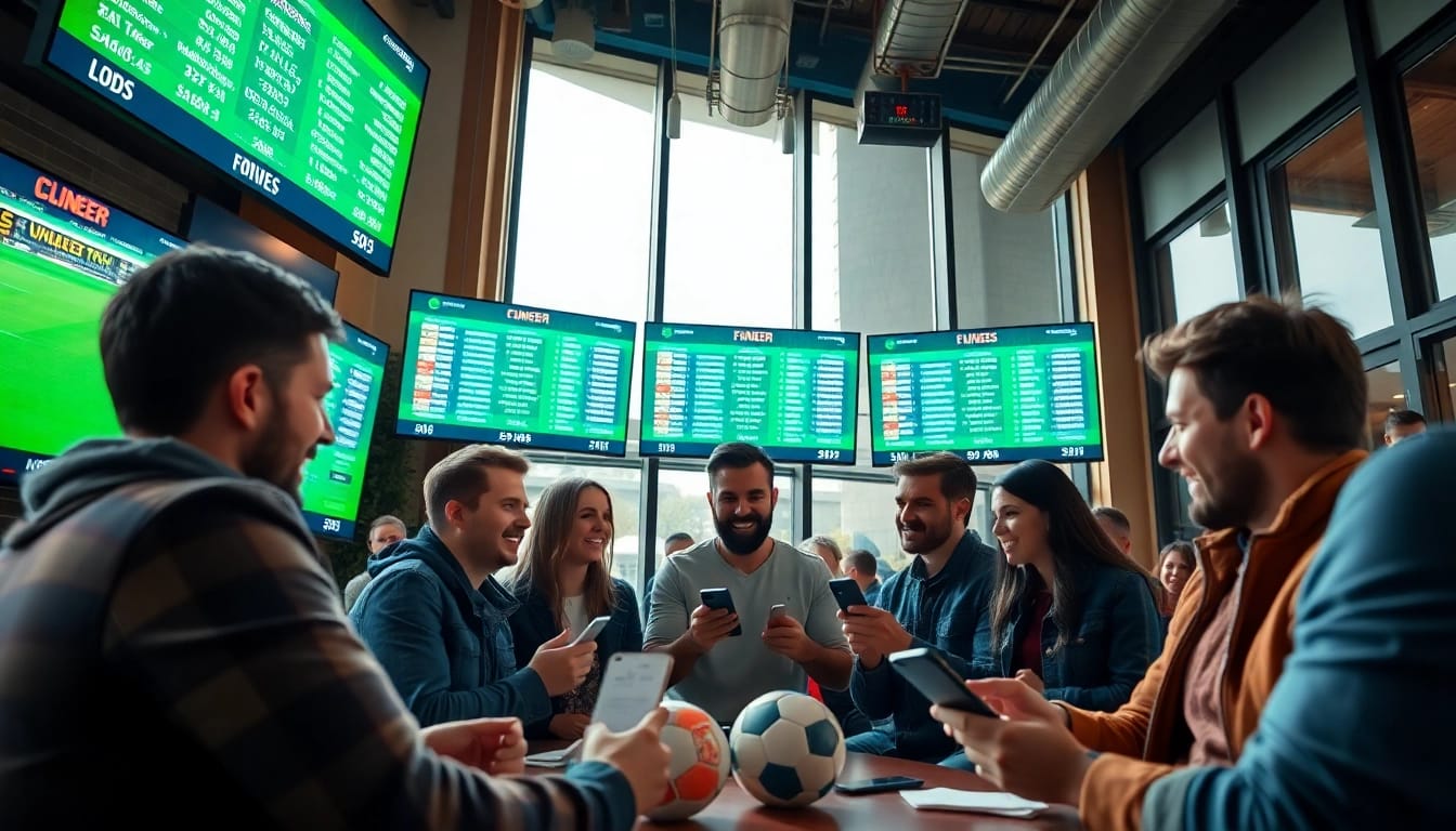 Engaging football betting scene illustrating excitement around trang cá cược bóng đá.