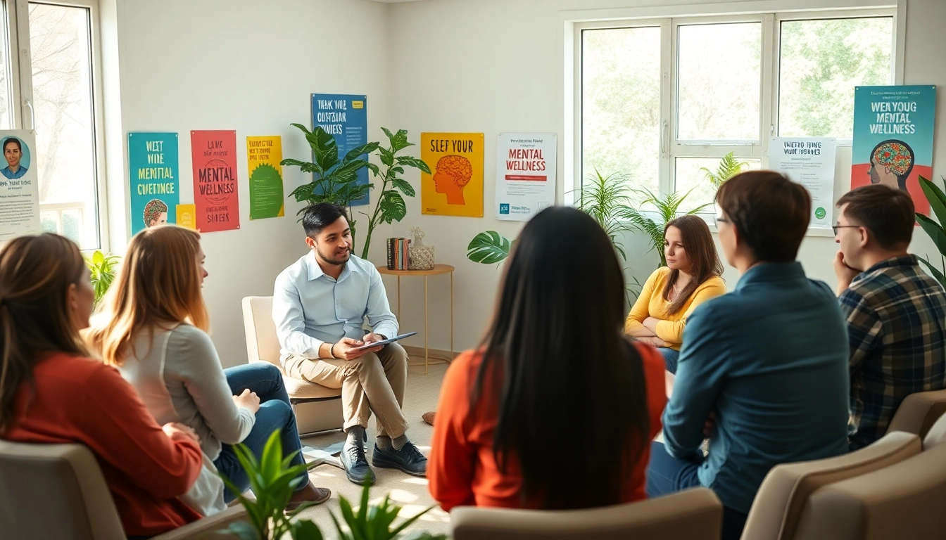 Mental health awareness workshop highlighting community engagement and support.