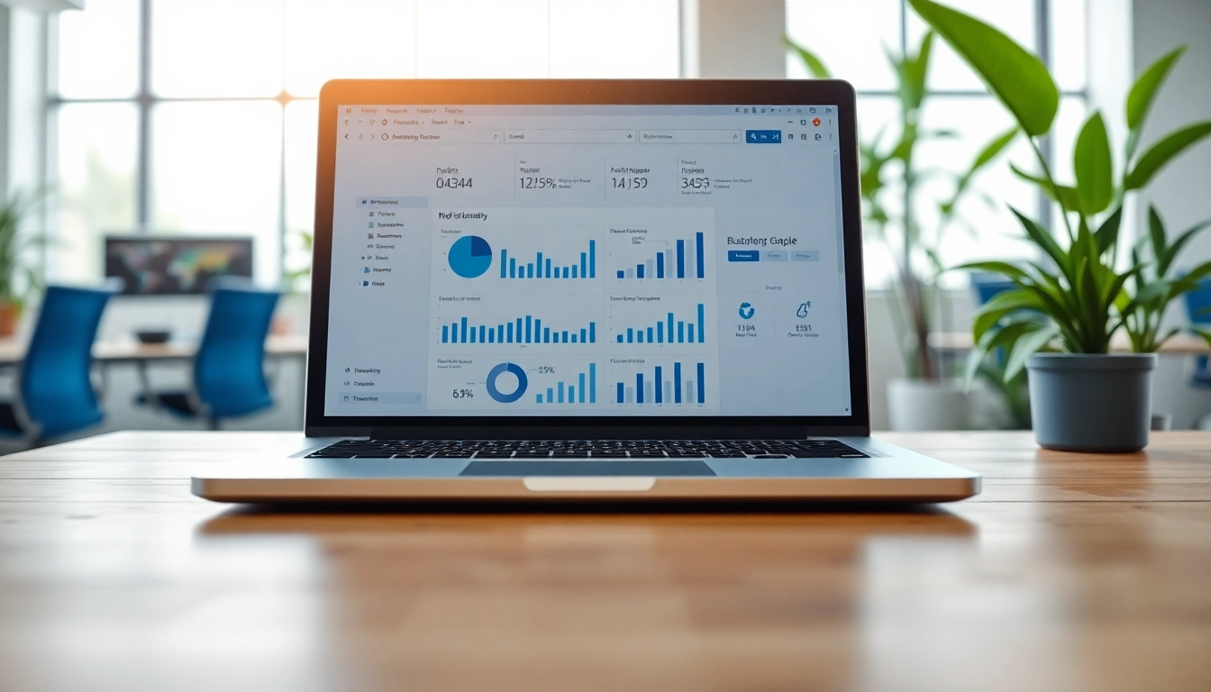 MS Office 2024 Lizenz kaufen auf einem Laptop in einem modernen Büro.