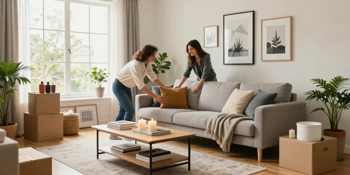 möbel günstig kaufen in einem stilvollen Wohnzimmer mit modernem Mobiliar, das eine gemütliche Atmosphäre schafft.