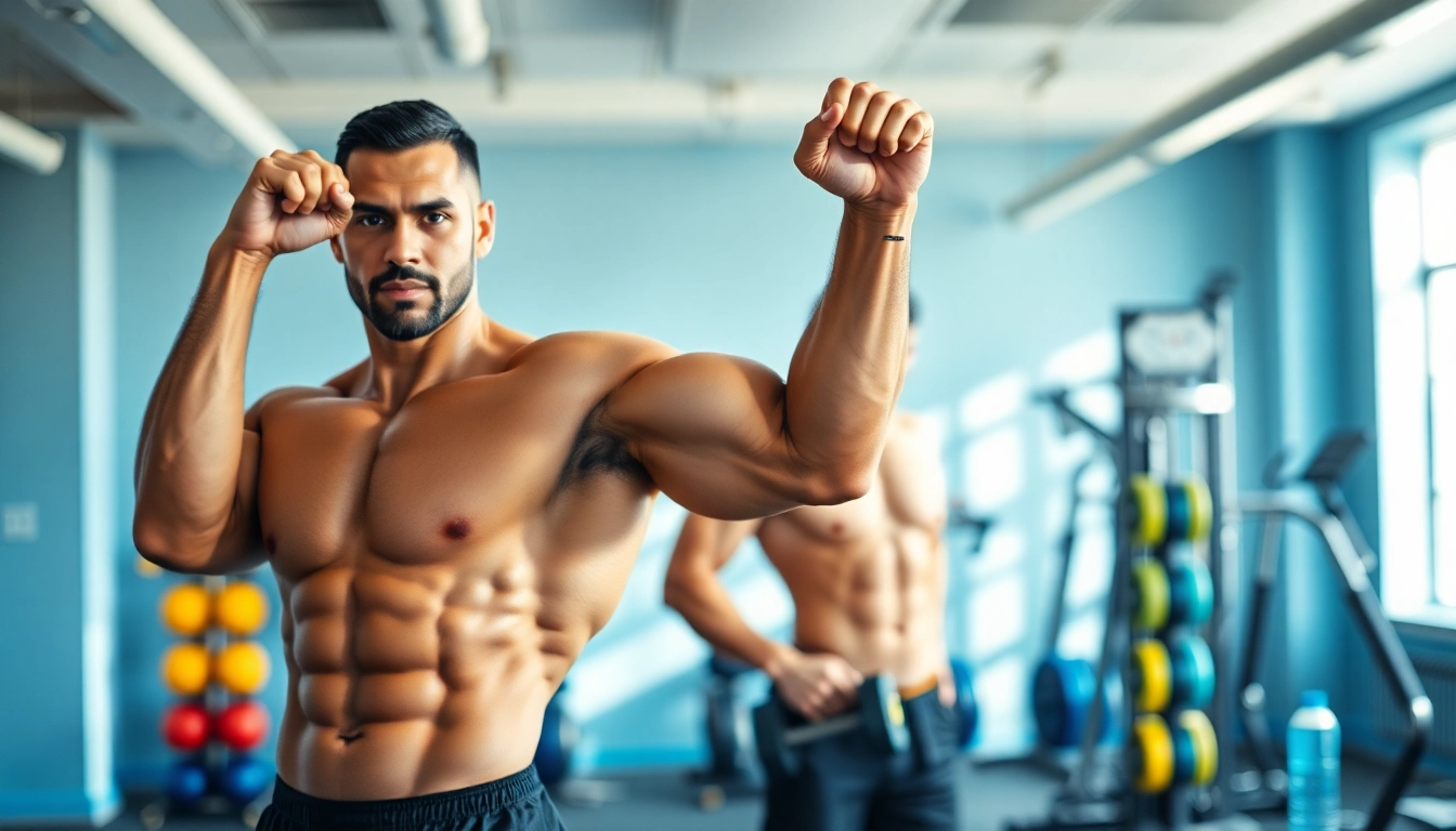 Ergebnisse von testo vorher nachher – Fitness-Transformation mit beeindruckenden Muskeldefinitionen.