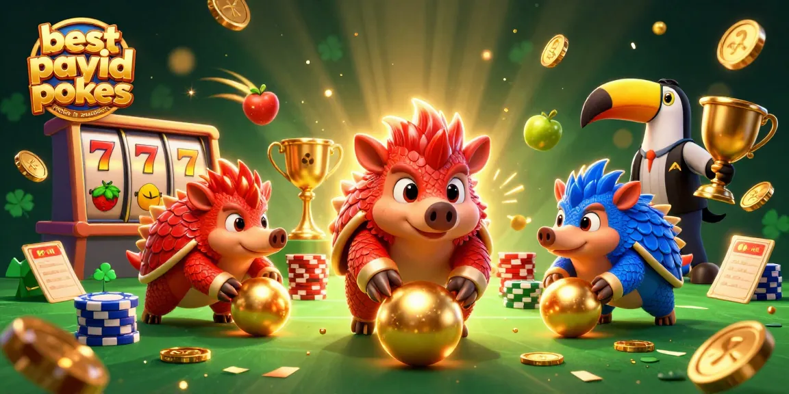Enjoying the best payid pokes online in Australia, these pangolins gamble animatedly among vibrant casino elements.